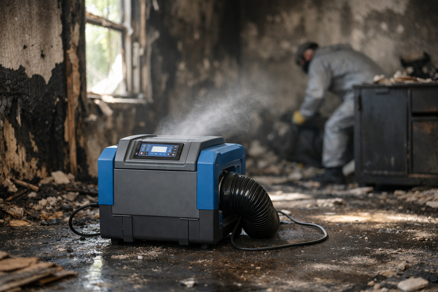 Using Air Scrubbers for Cleaner Indoor Air Post-Disaster Using Air Scrubbers for Cleaner Indoor Air Post-Disaster